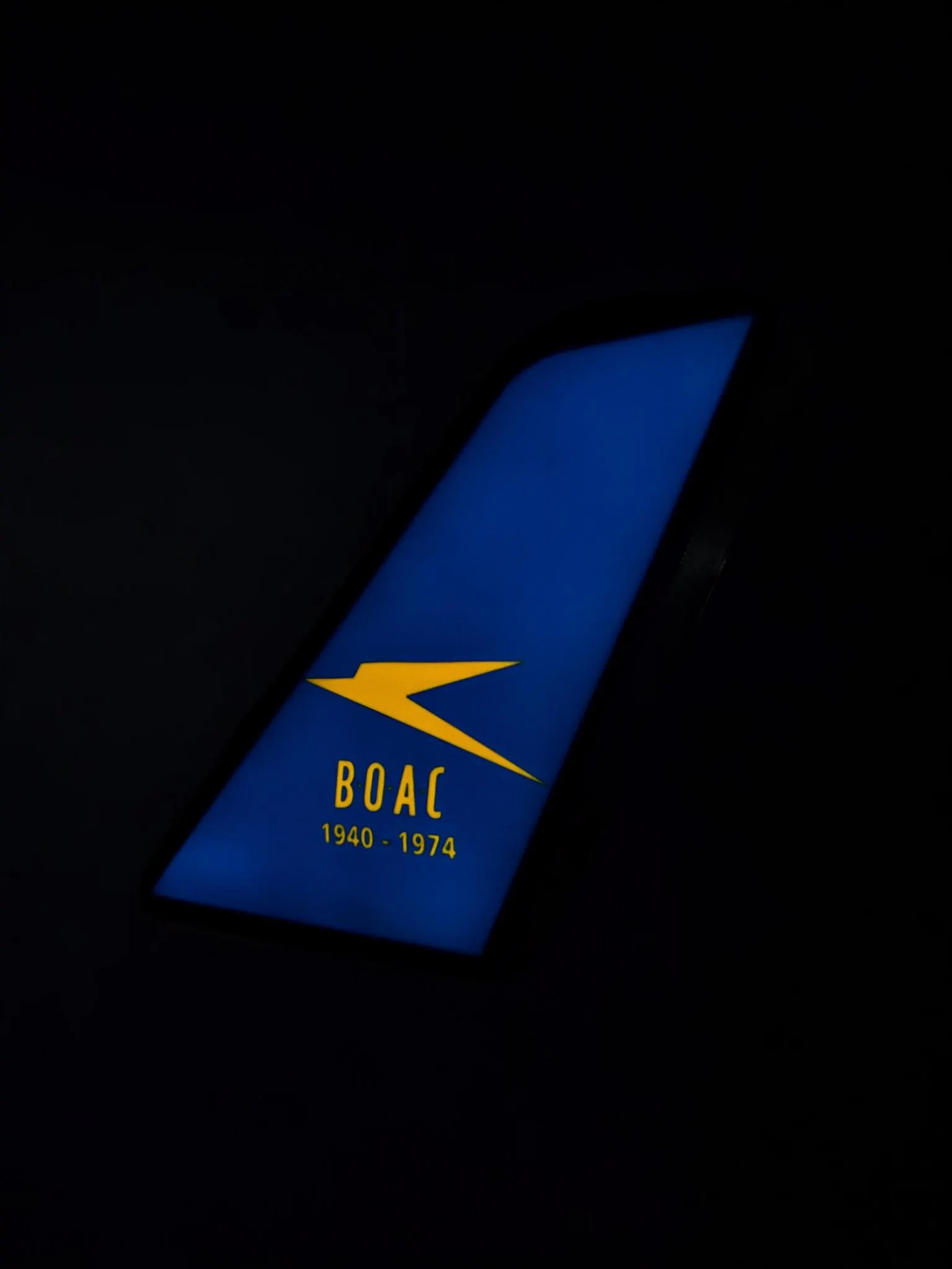 BOAC Tail Fin