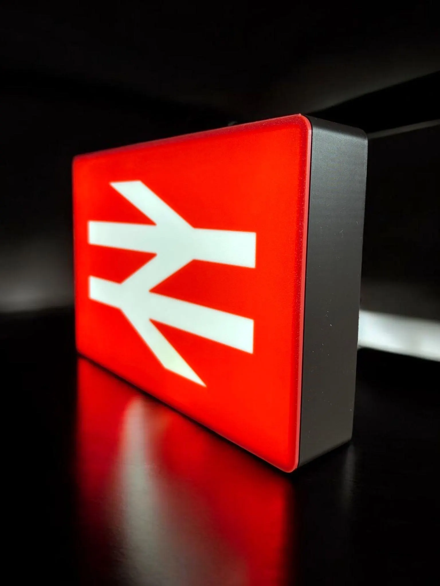 British Rail Logo LED Sign
