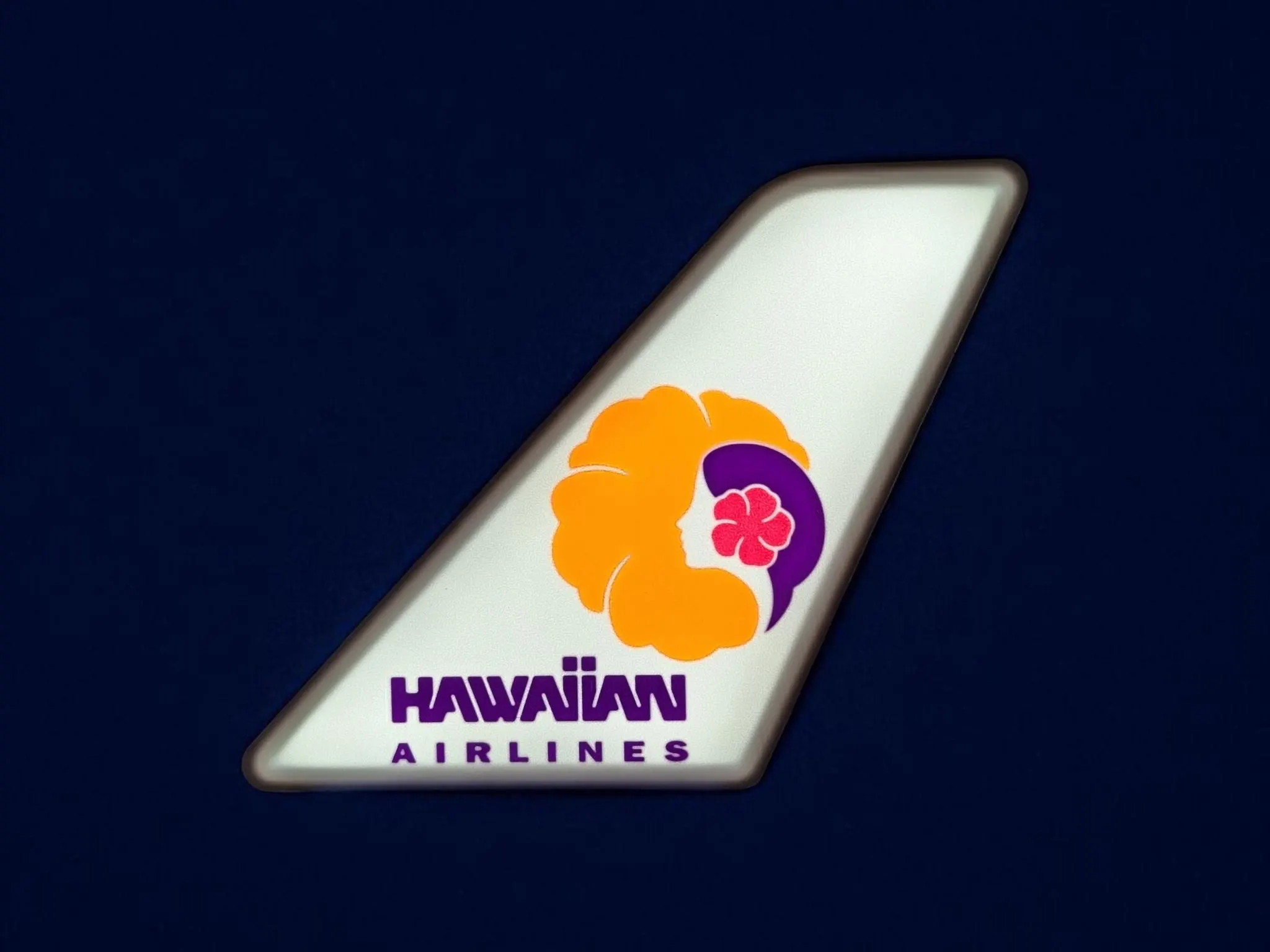 Hawaiian Airlines Retro Tail Fin