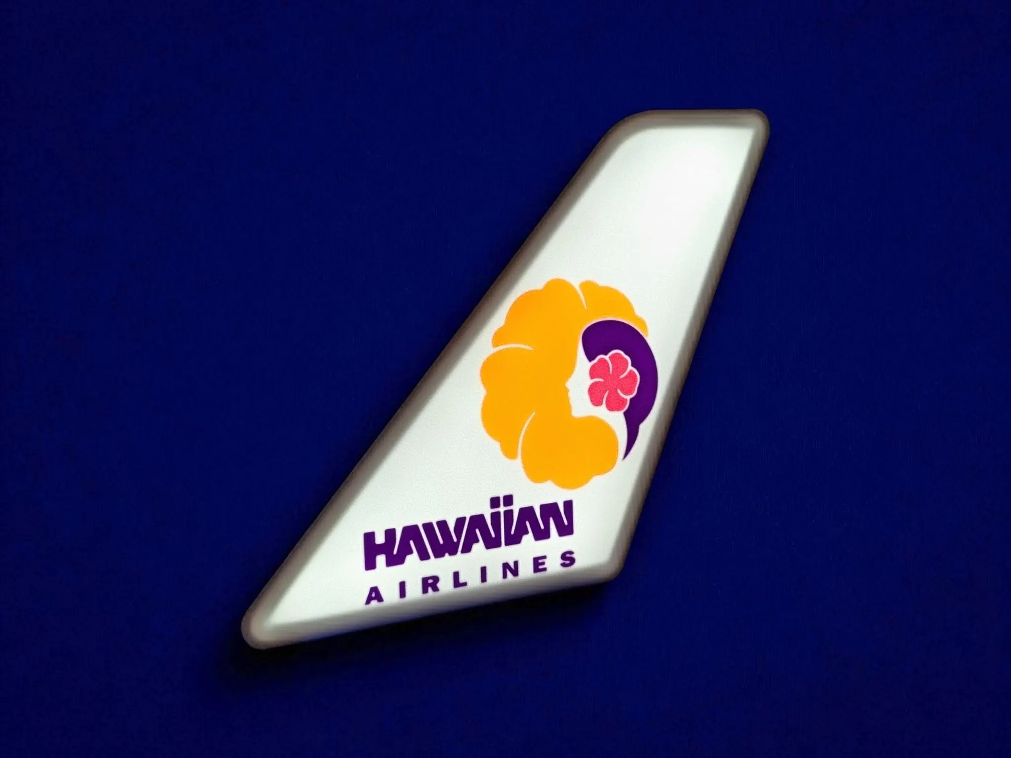 Hawaiian Airlines Retro Tail Fin