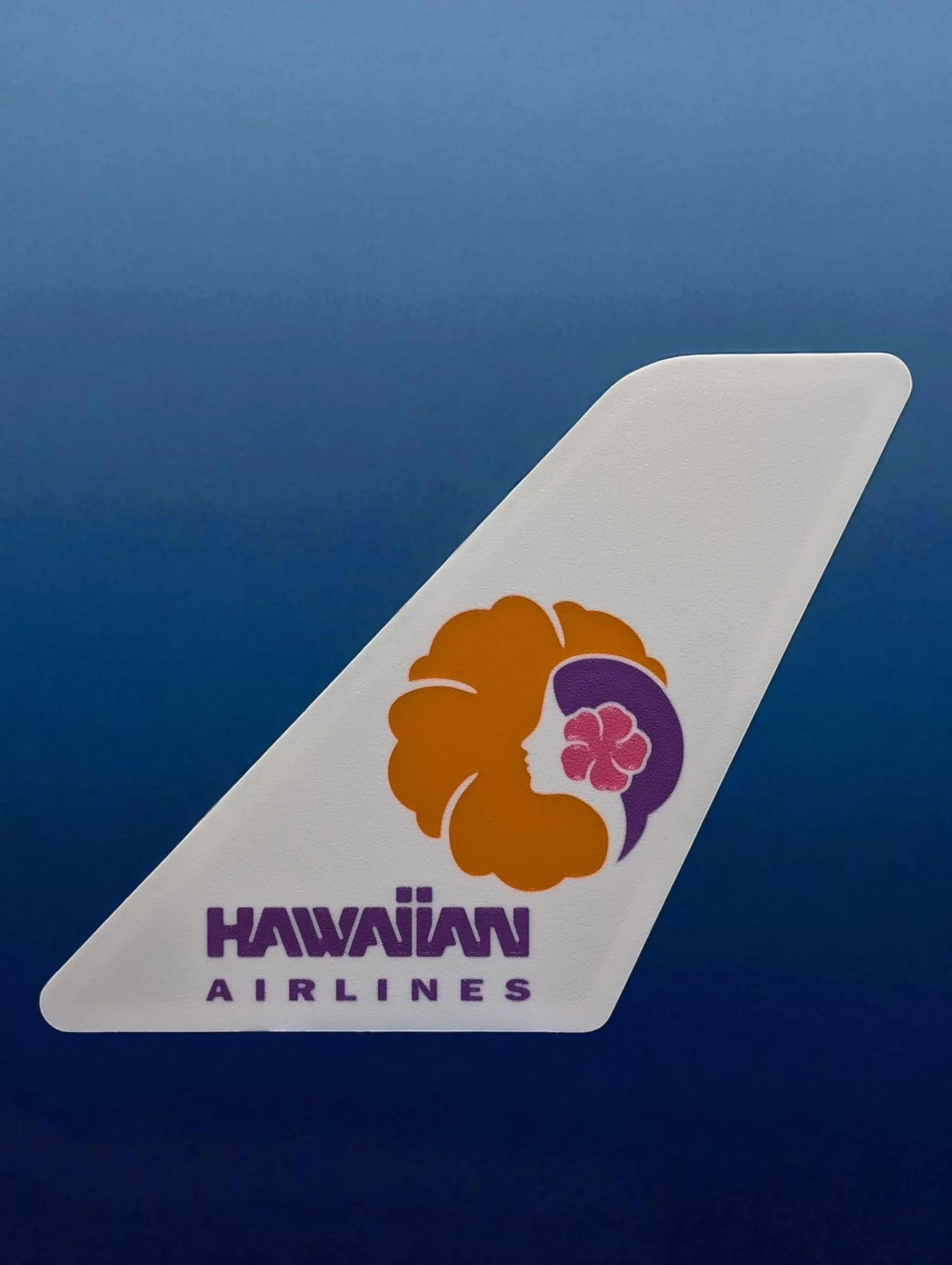 Hawaiian Airlines Retro Tail Fin