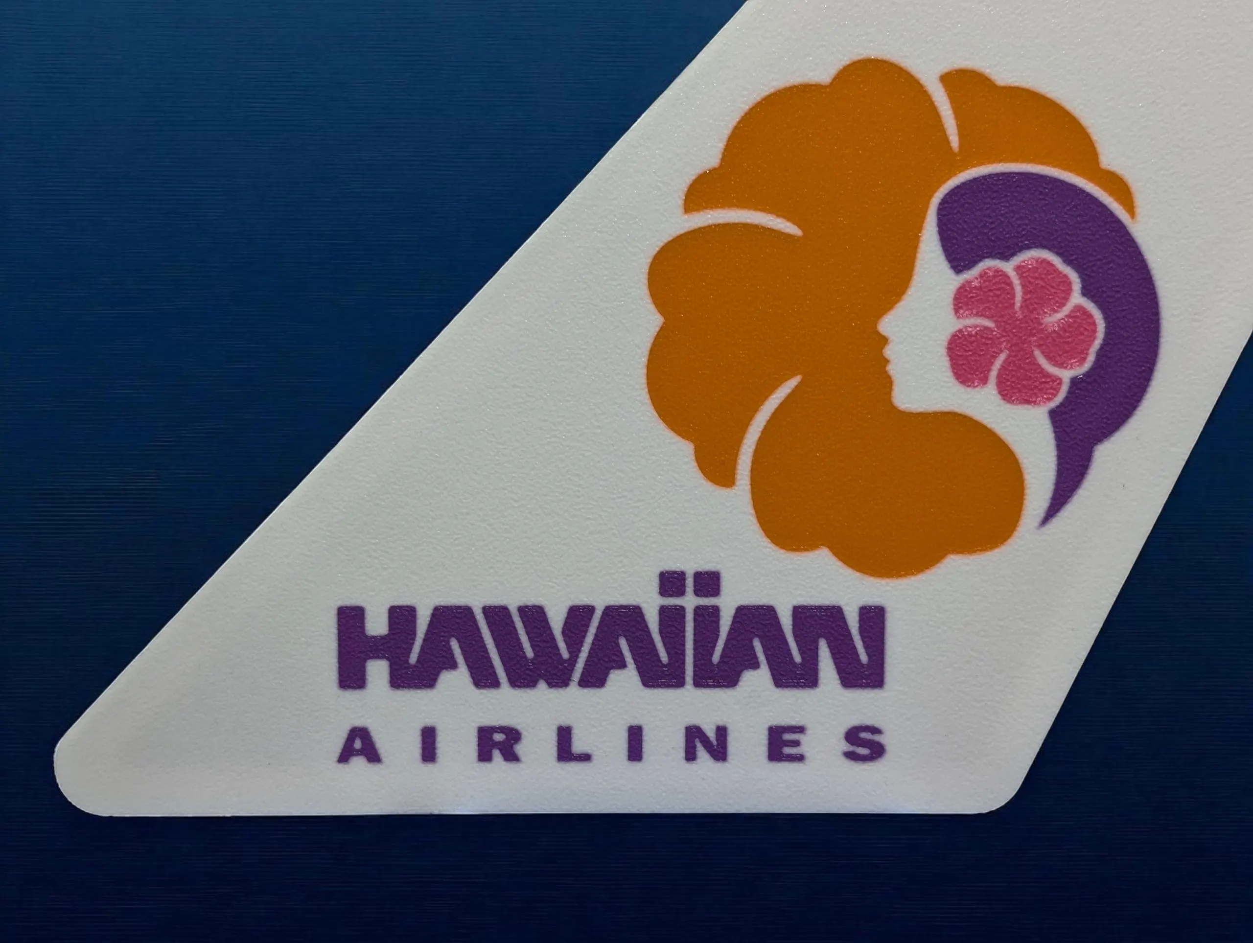Hawaiian Airlines Retro Tail Fin