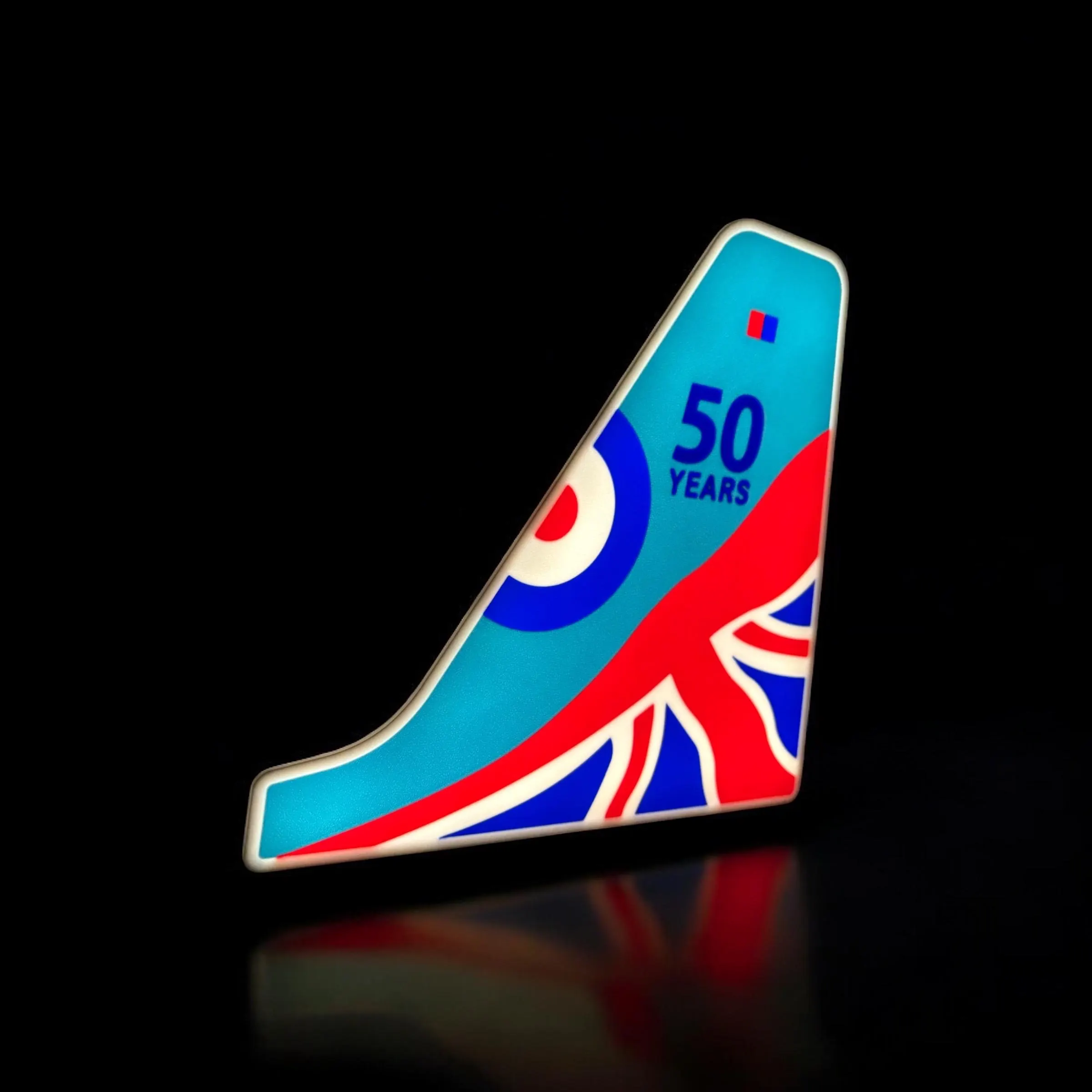 Hercules C-130 — 50 Years RAF Anniversary Tail Fin