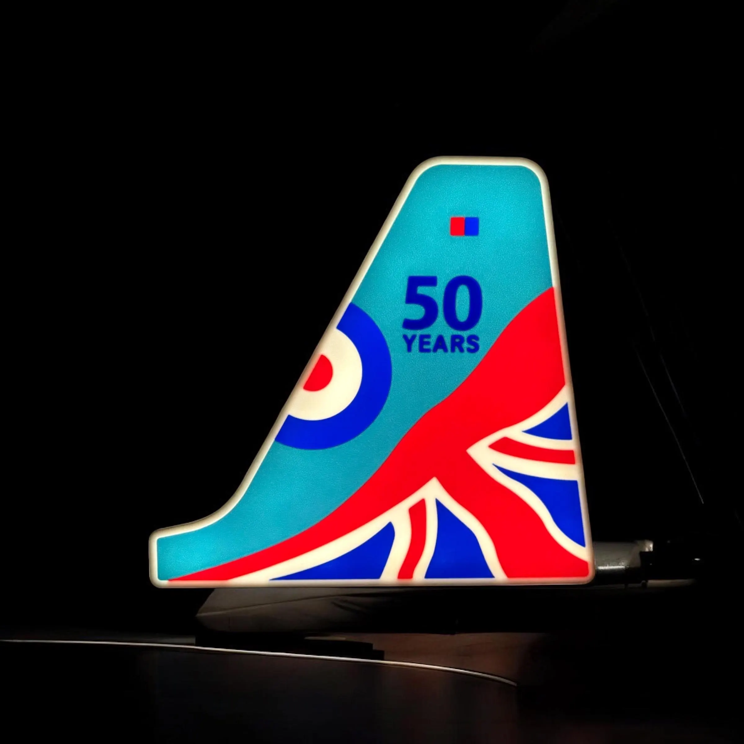 Hercules C-130 — 50 Years RAF Anniversary Tail Fin