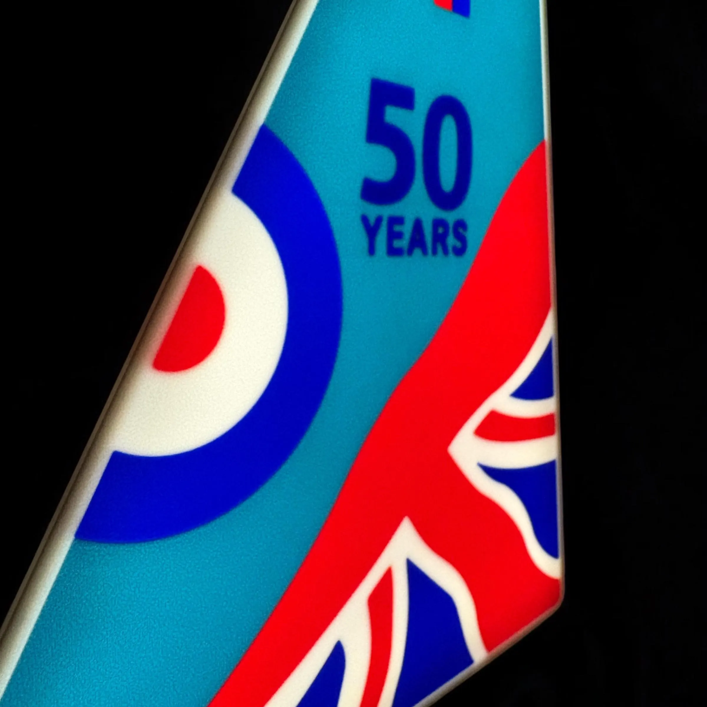 Hercules C-130 — 50 Years RAF Anniversary Tail Fin