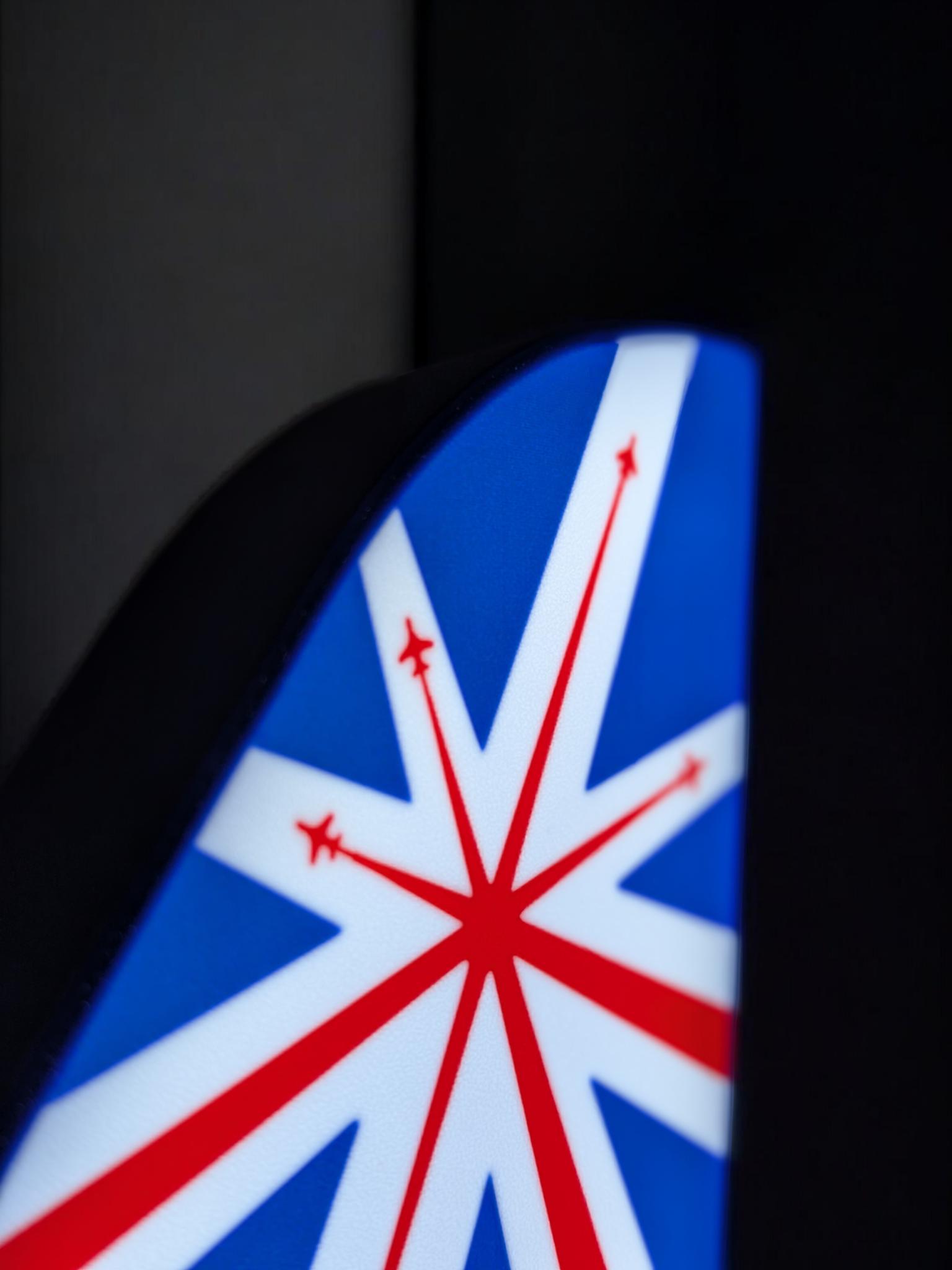 Red Arrows 50 Seasons Tail Fin