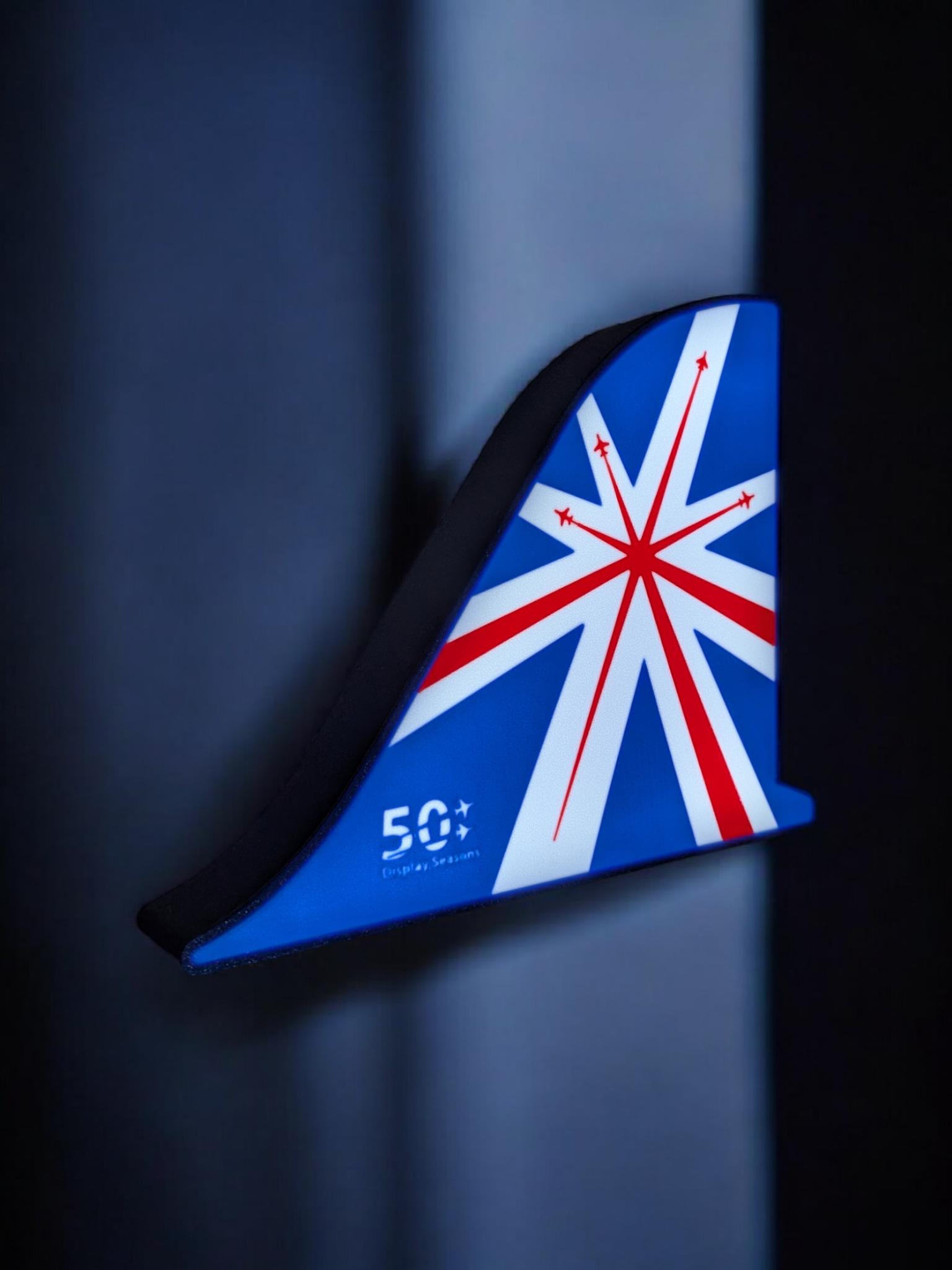 Red Arrows 50 Seasons Tail Fin