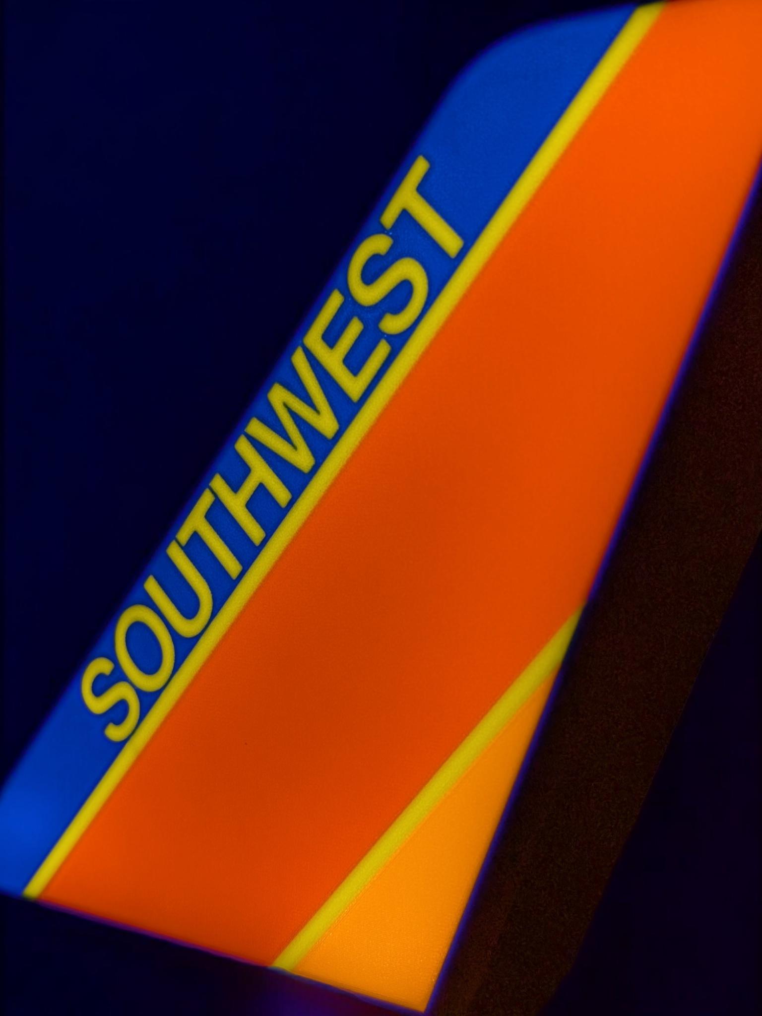 Southwest Airlines Retro Tail Fin