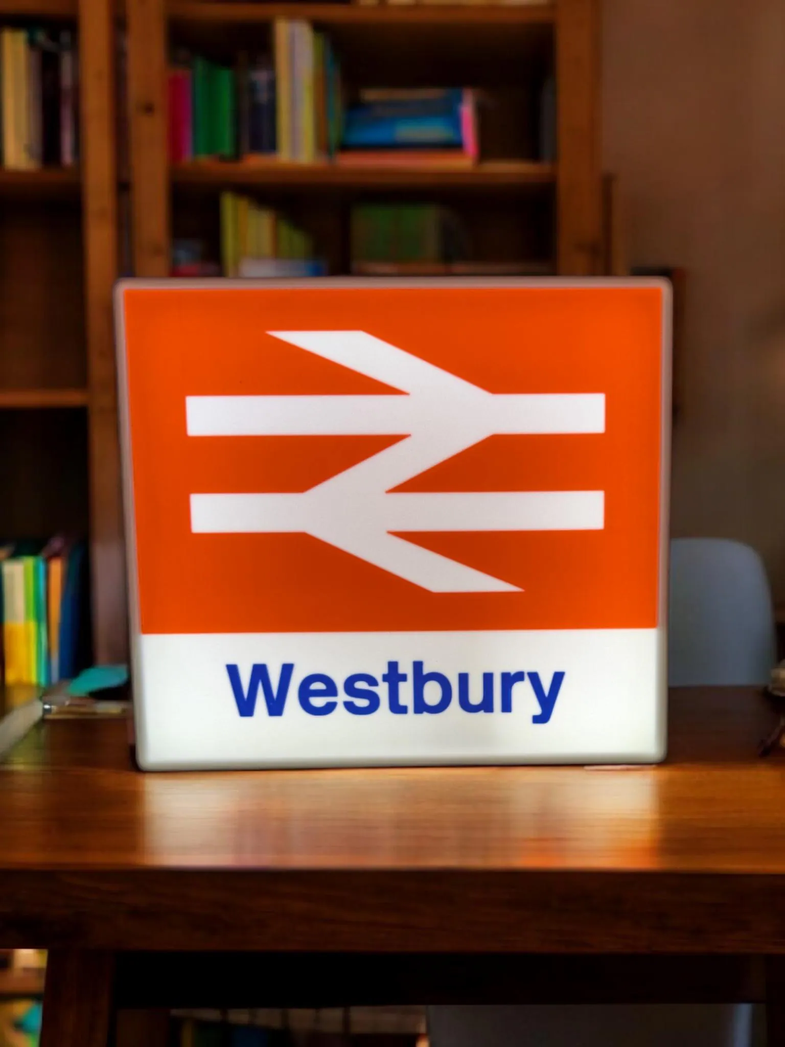 Custom British Rail Station Sign