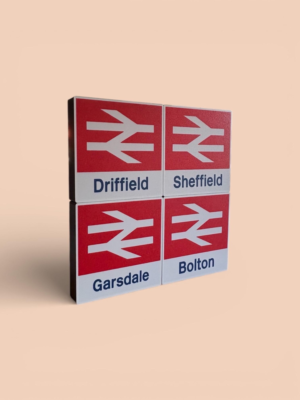 Custom British Rail Station Sign