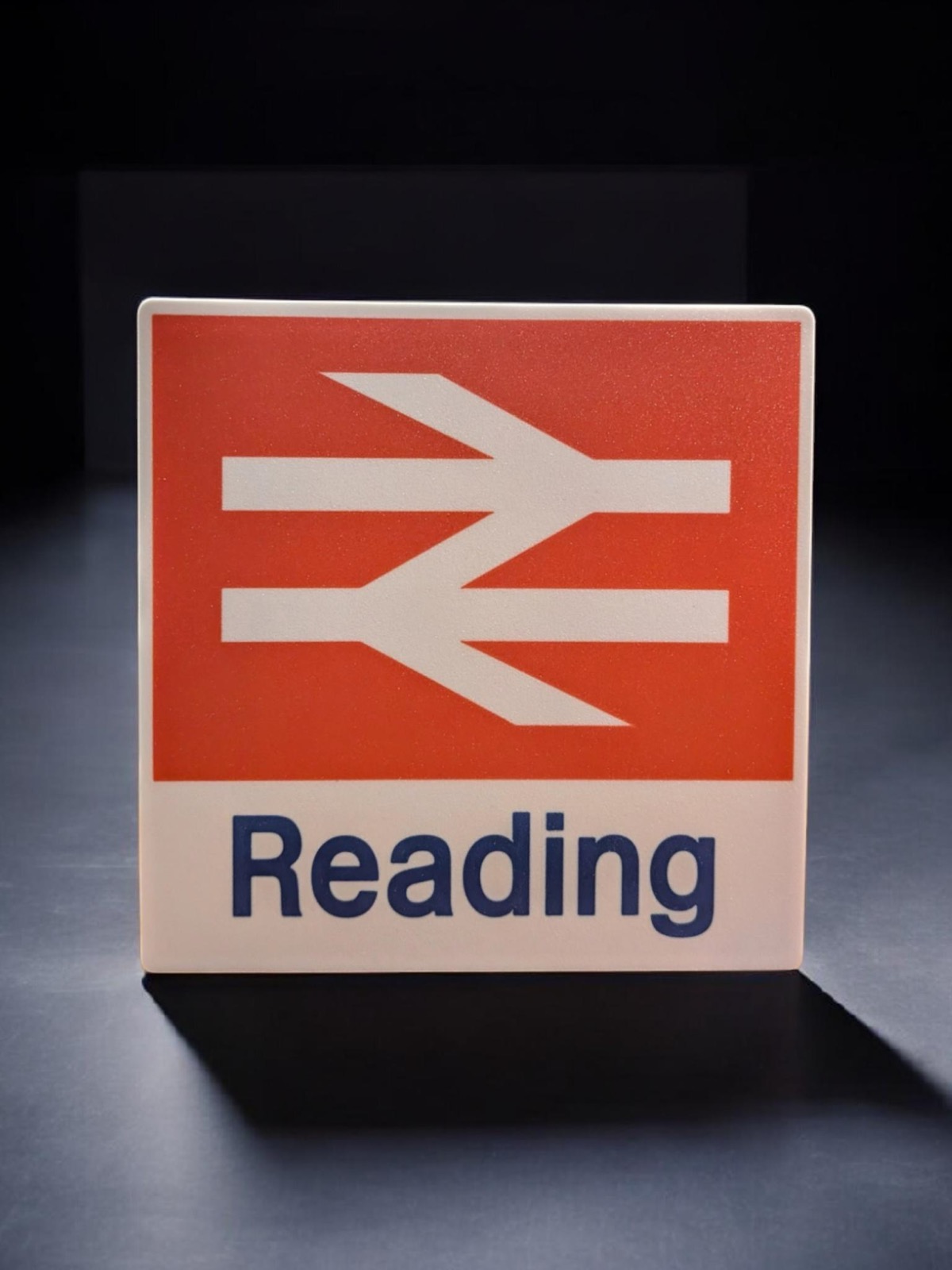 Custom British Rail Station Sign