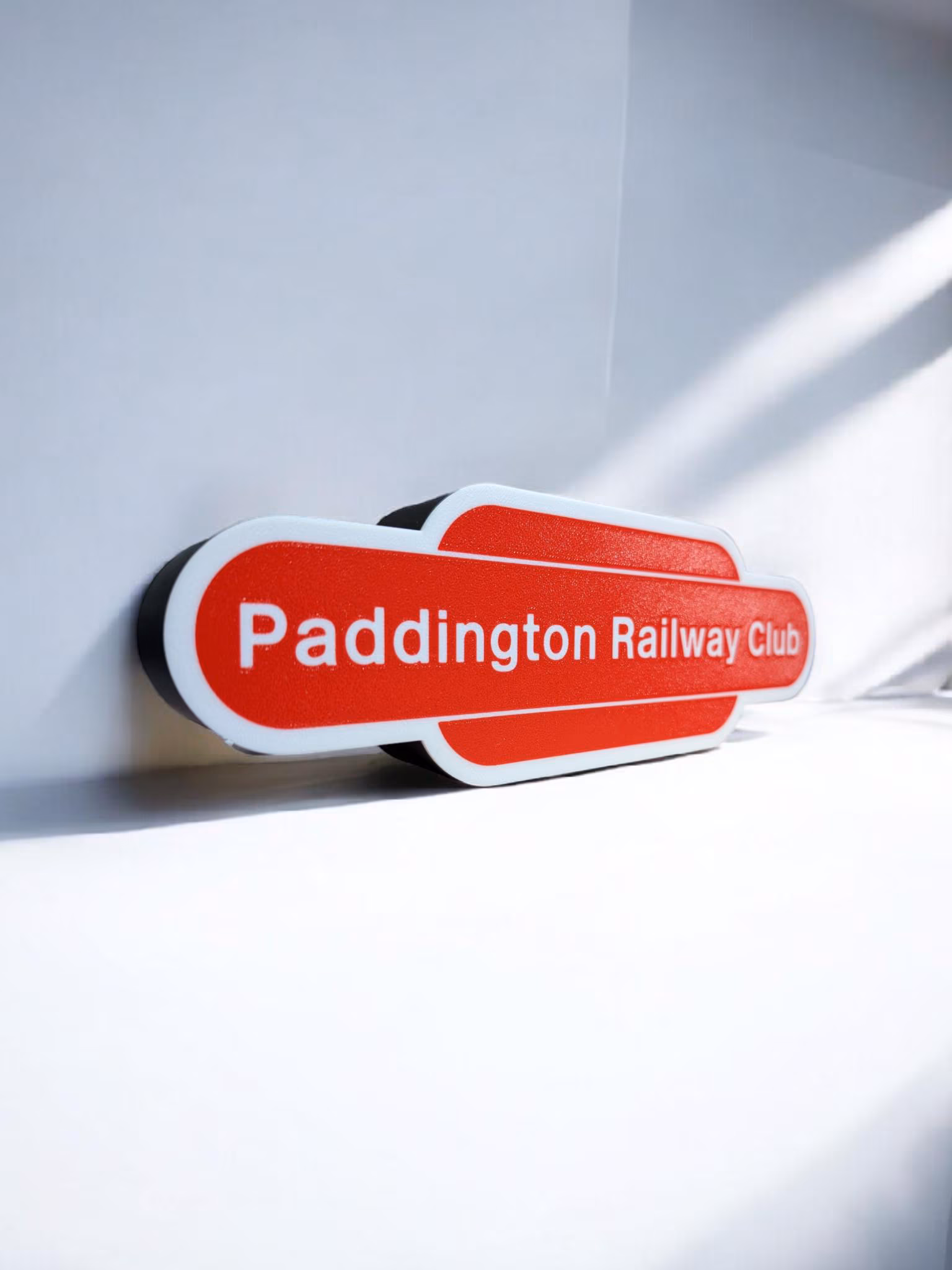 Custom Vintage British Railways Station Sign