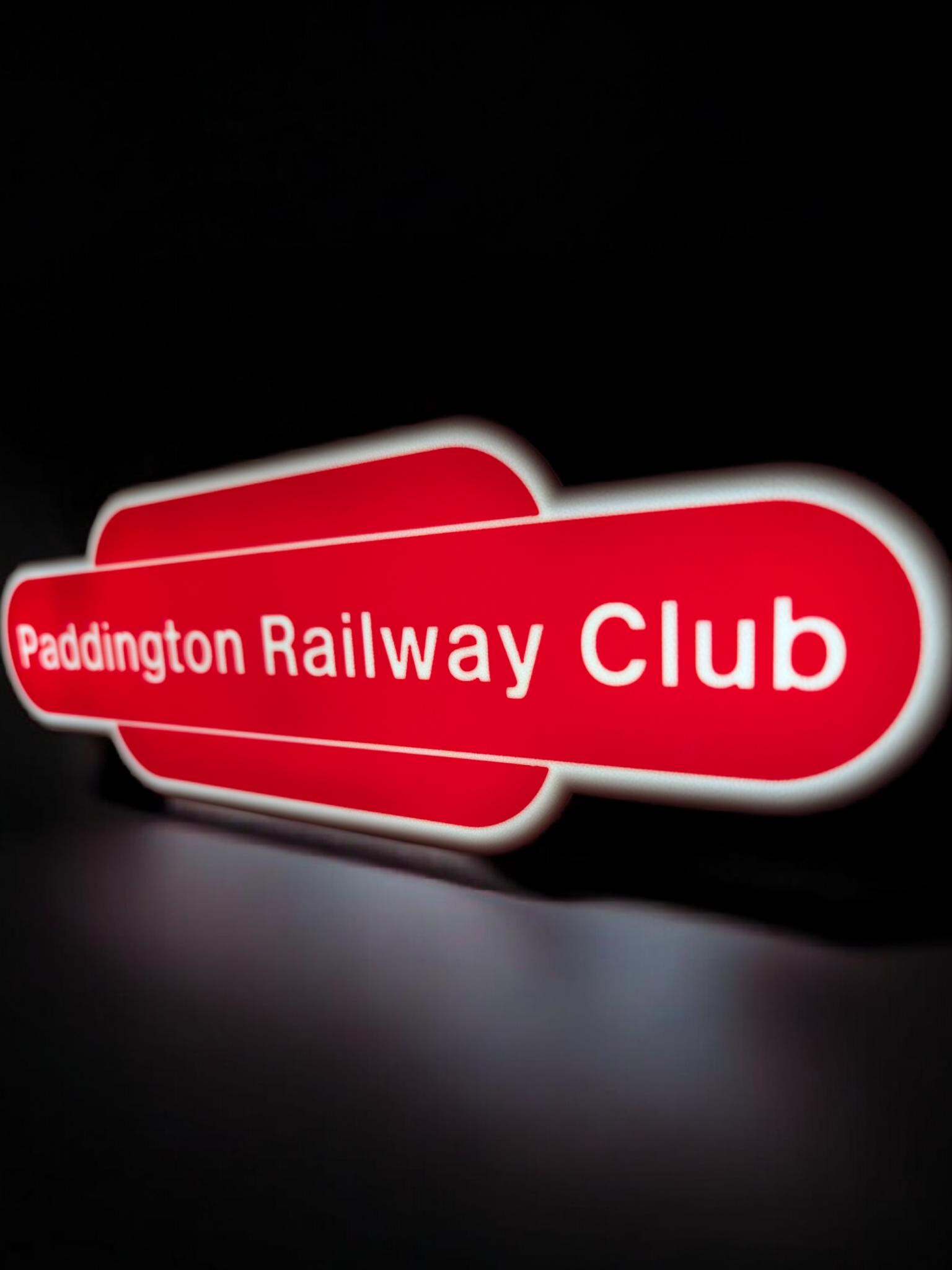 Custom Vintage British Railways Station Sign