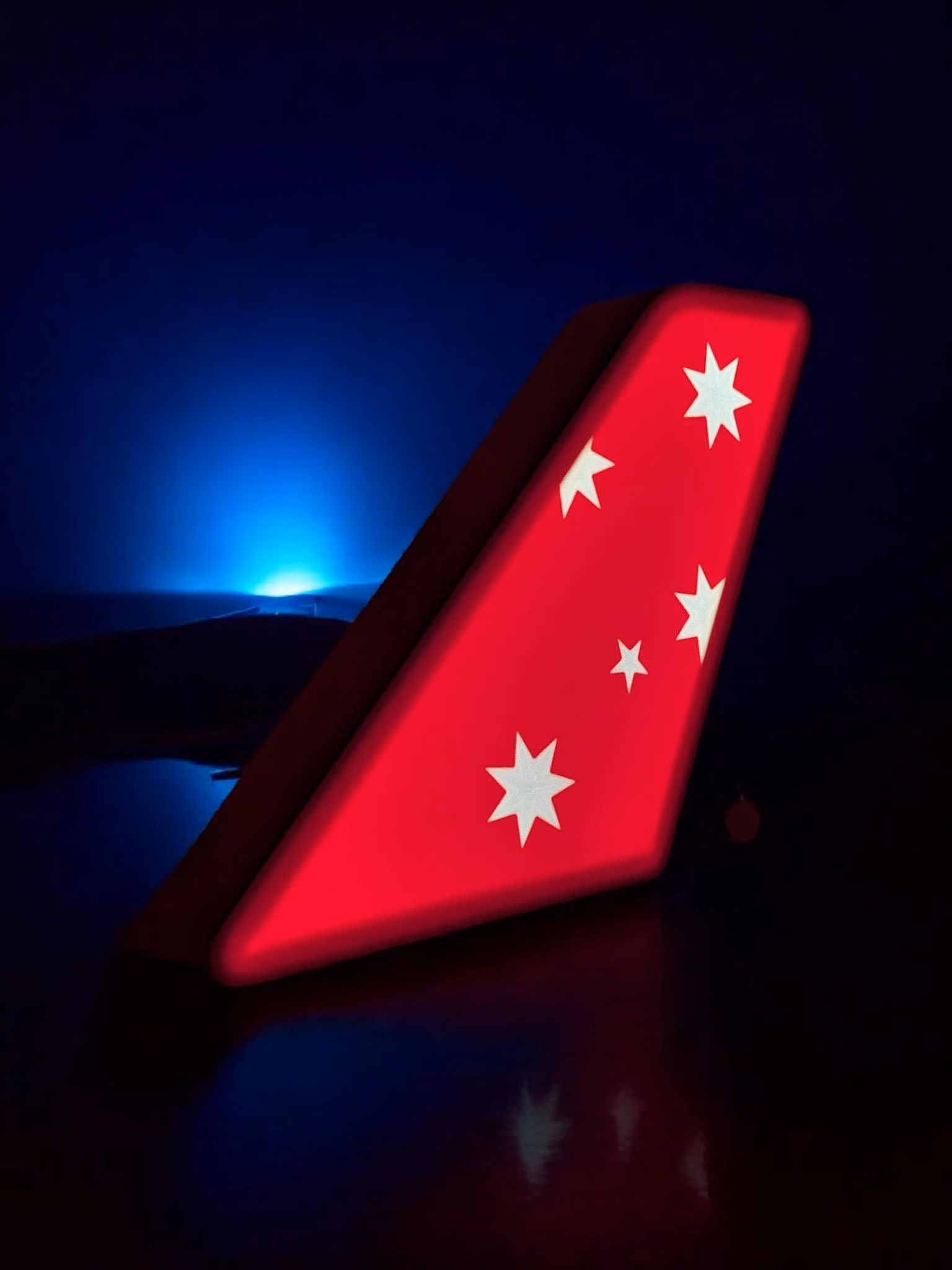 V Australia Tail Fin