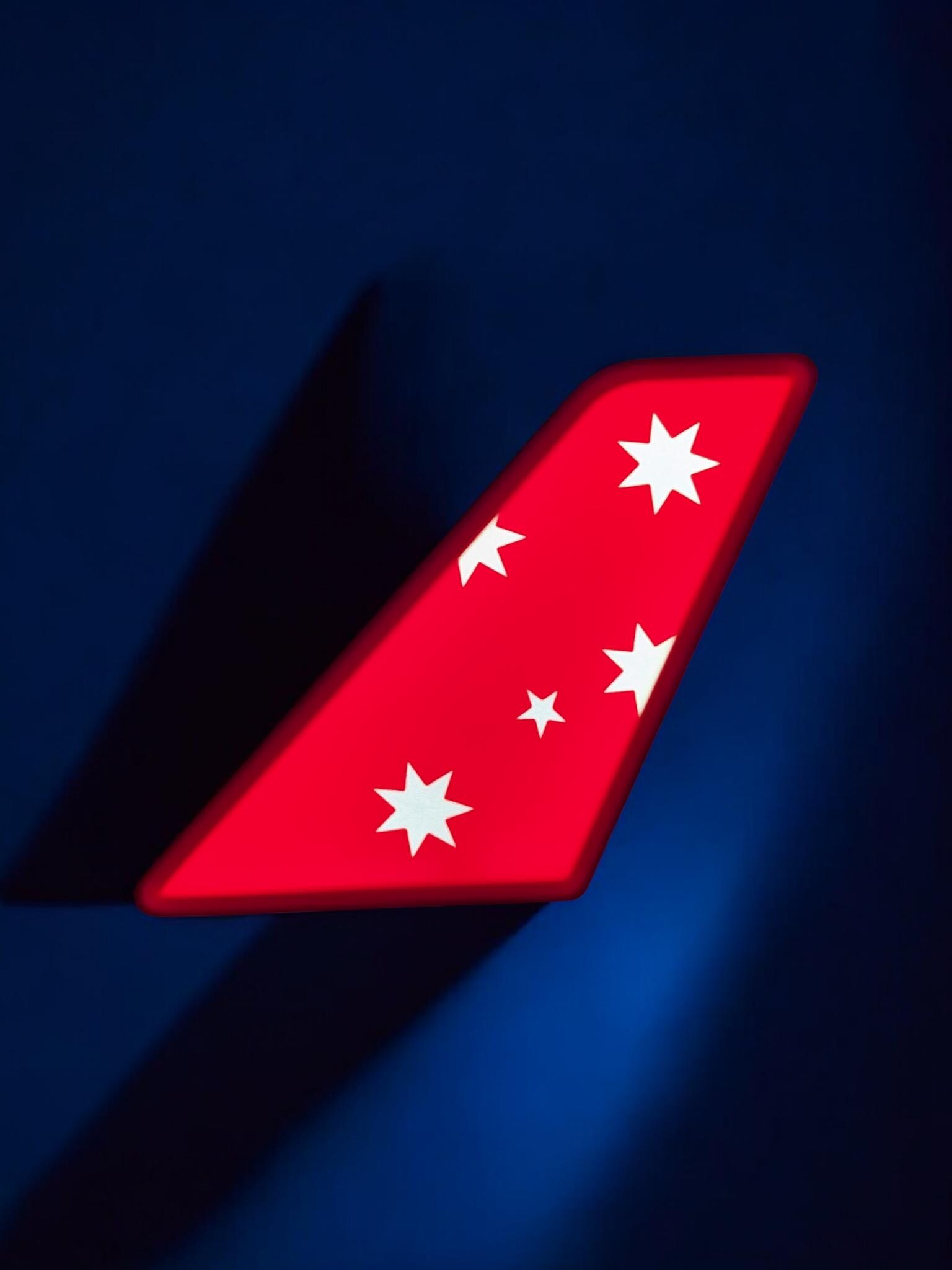 V Australia Tail Fin