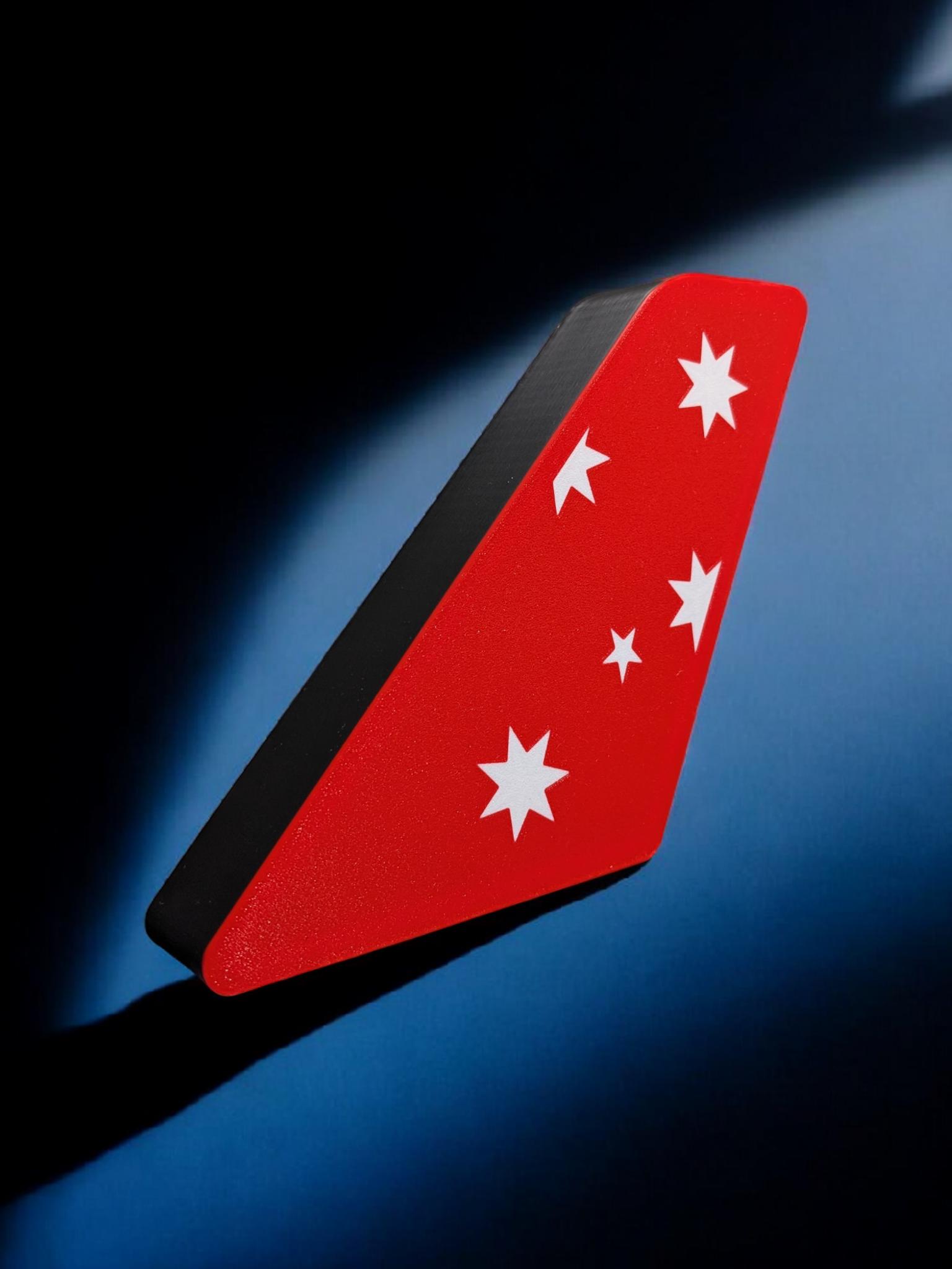 V Australia Tail Fin